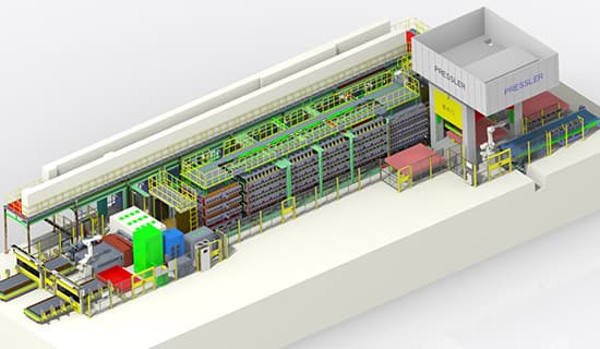 Vacuum Heating Furnace Hot Press Production Line