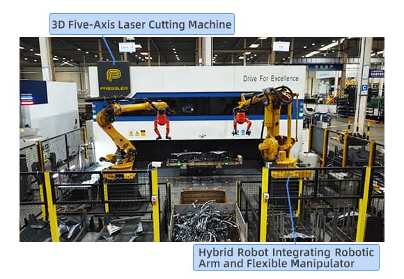 Hot Pressed Parts Laser Cutting Fully Automated Intelligent Production Line