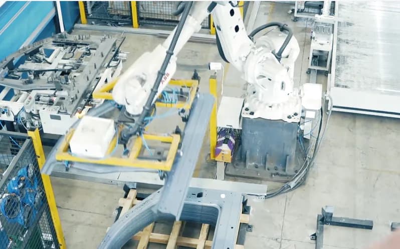 Door Ring Finished Product Automatic Unloading and Boxing