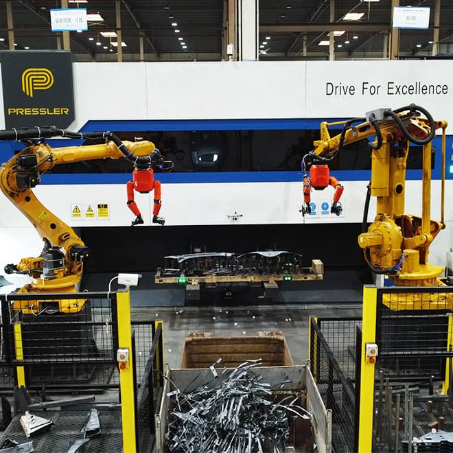 Fixed Arm + Flexible Arm Composite Robot